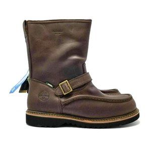 Wood N Stream 6009 Flyway 8 Inch English Moc Side Zip Timber Mountain Boots 11.5